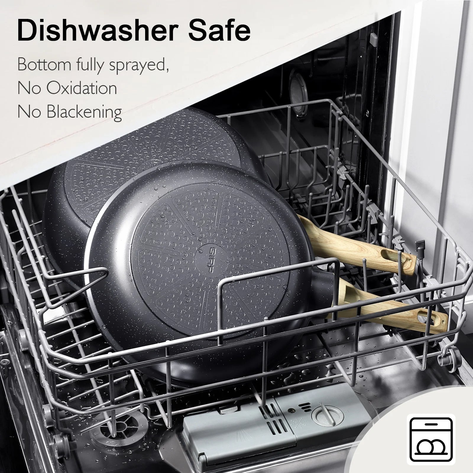 GiPP 22pcs Kitchen Cookware Sets, Ceramic Nonstick Pots and Pans Set,Dishwasher Safe Induction Cookware