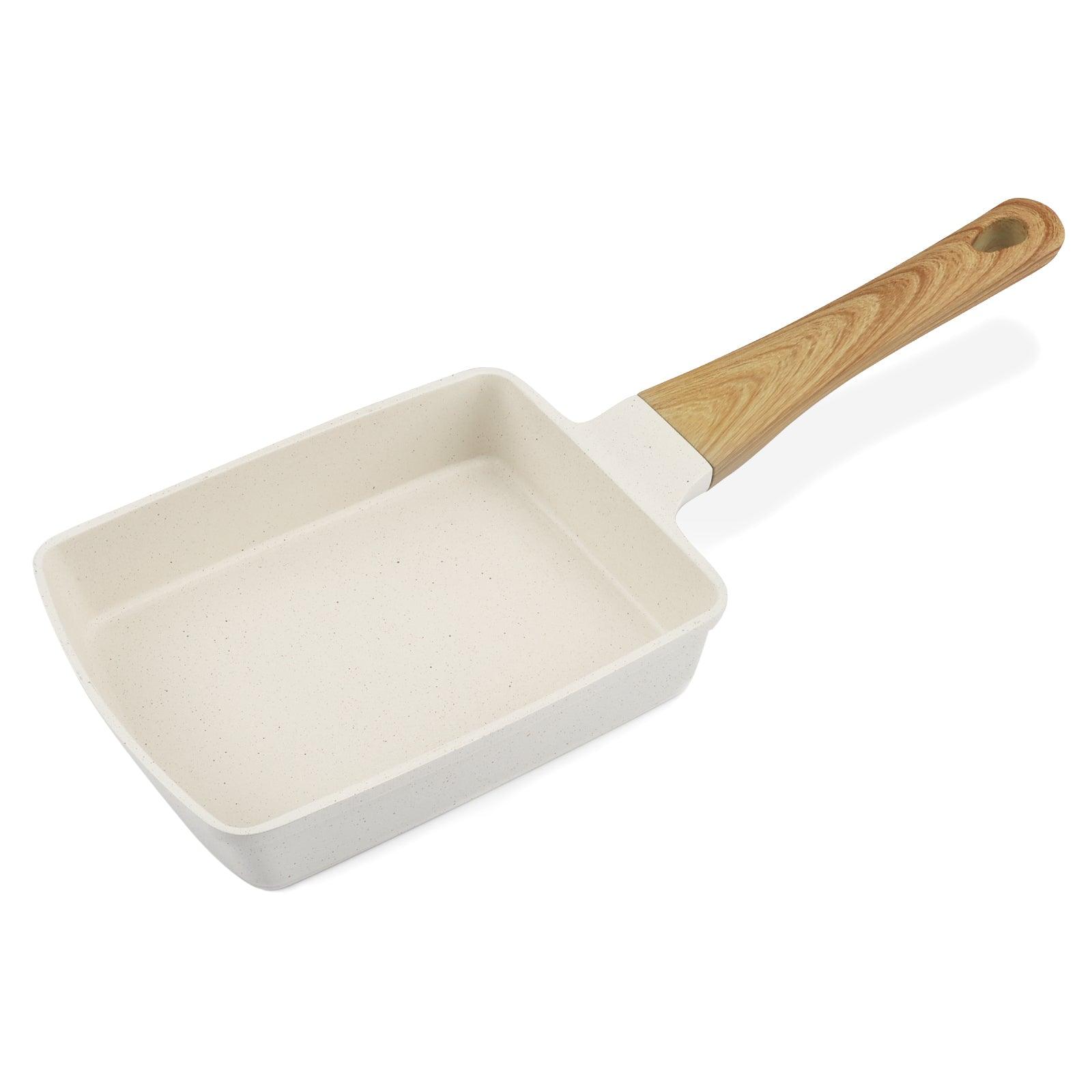 GiPP Japanese Omelette Pan, Tamagoyaki Egg Pan, Nonstick Egg Frying Pan, Rectangle Granite Cookware, PFOS & PFOA Free - GiPP Kitchenware